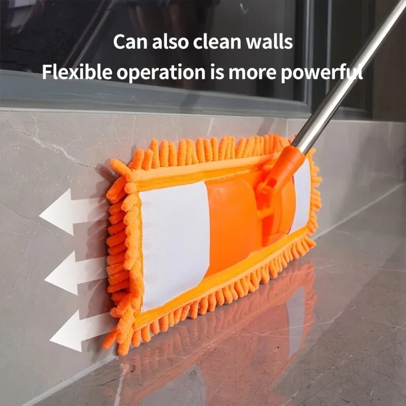 360 Degree Rotating Flat Chenille Microfiber Floor Cleaning Mop