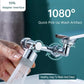 Carevix 1080° rotatable universal faucet extender with dual mode splash-filter for sink tap extension and splashback control.